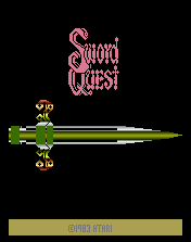 SwordQuest - Waterworld Title Screen